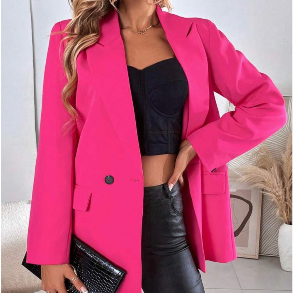 Pink blazer size M from shein
